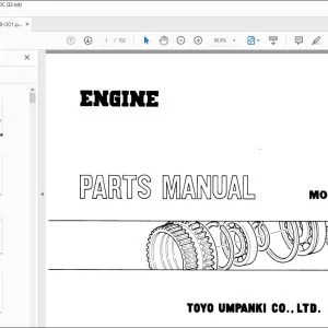 TCM NF6T04 Nissan Diesel Engine Parts Manual PE-NF6T04B - PDF DOWNLOAD