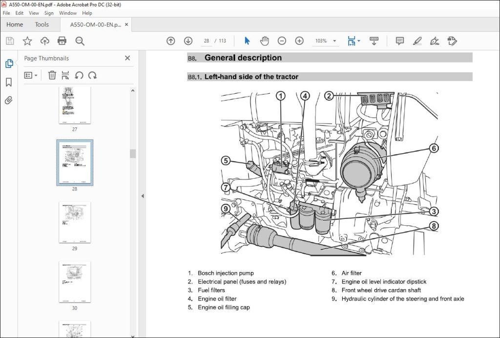 Valtra A550 Series Operator's Manual - PDF DOWNLOAD - HeyDownloads ...