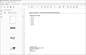 Valtra BH135i BH145 BH165 BH180 BH200 BH210i Tractor Repair Time Schedule Manual - PDF DOWNLOAD