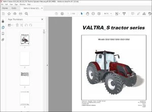 Valtra S-Series S232 262 292 322 352 Tractors Operator's Manual - PDF DOWNLOAD