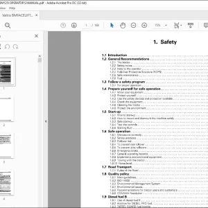 Valtra SA Tractor BM110 BM125I Operator’s Manual 87659000 - PDF DOWNLOAD