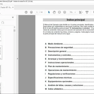 Valtra Tractor BT150 BT170 BT190 y BT210 Manual del Operador 85759500 - PDF DOWNLOAD (Spanish)