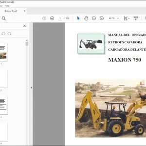 Valtra Tractor Maxion MX750 Manual del Operador - PDF DOWNLOAD (Spanish)