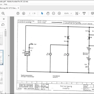 Bomag BC 670 Electric Schematic Manual -  PDF DOWNLOAD