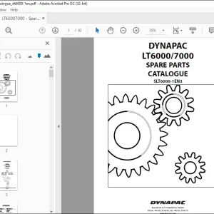 DYNAPAC LT6000 7000 SPARE PARTS CATALOGUE MANUAL SLT6000-1EN3 -  PDF DOWNLOAD