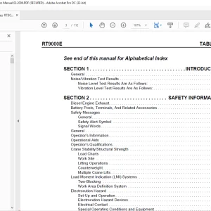 Grove Crane RT9000E Operator's Manual 076-00 - PDF DOWNLOAD