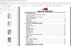 Hagie Hi-Tractor STS 12i Technical Manual 493689 - PDF DOWNLOAD