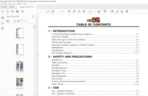 Hagie Hi-Tractor STS 14 Technical Manual 493606 - PDF DOWNLOAD