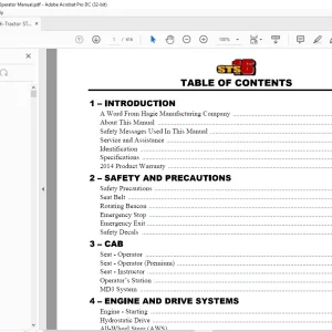 Hagie Hi-Tractor STS 16 Technical Manual 493584 - PDF DOWNLOAD