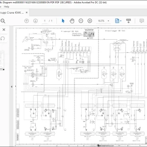 Krupp Crane KMK 6200 6160 Hydraulic Diagram Manual - PDF DOWNLOAD
