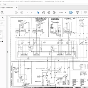 Krupp Crane KMK 6200 Hydraulic Diagram Manual -  PDF DOWNLOAD