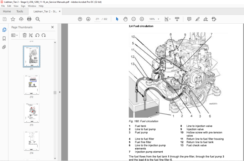 Liebherr L 556 1289 Wheel Loader Service Manual - PDF DOWNLOAD ...