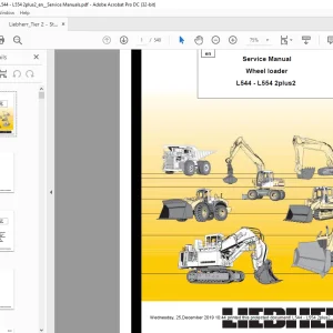 Liebherr L544 - L554 2plus2 Wheel Loader Service Manual - PDF DOWNLOAD