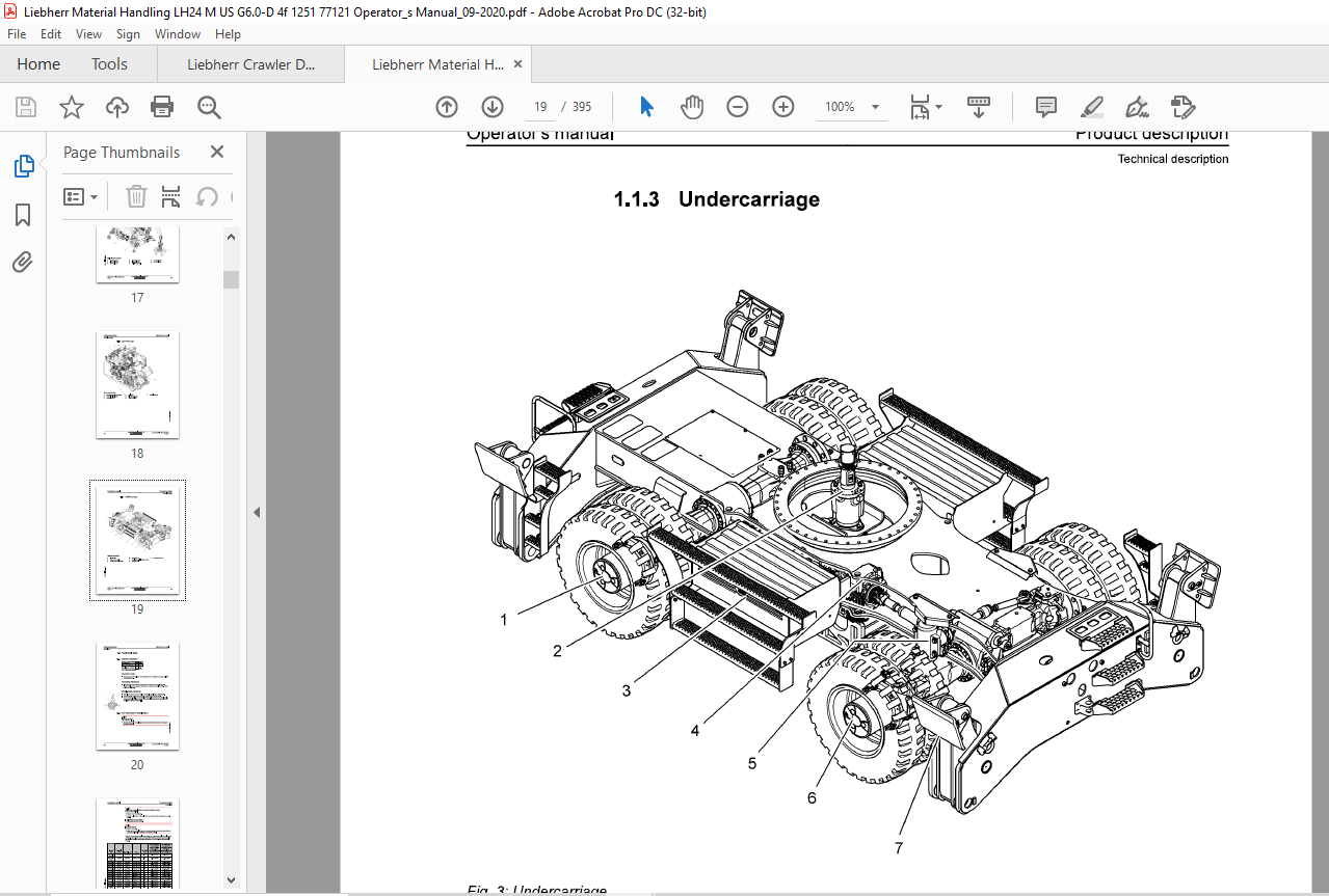 Liebherr LH 24 M Litronic Operator's Manual - PDF DOWNLOAD ...