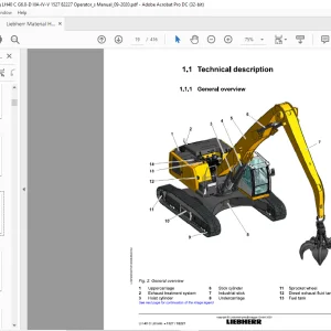 Liebherr LH 40C Litronic Operator's manual - PDF DOWNLOAD