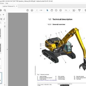 Liebherr LH 60C Litronic Operator's manual - PDF DOWNLOAD