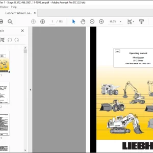 Liebherr Wheel Loader L512 Stereo Operating manual - PDF DOWNLOAD