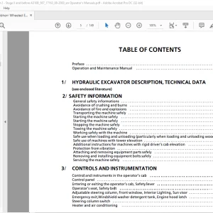 Liebherr Wheel Loaders A310 B Operation And Maintenance Manual - PDF DOWNLOAD