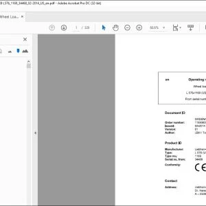 Liebherr wheel Loader L 576-1169 (USA/CAN) Operator's Manual 34468 - PDF DOWNLOAD