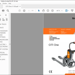 STILL CITI One FORK TRUCK Spare Parts Catalogue Manual - PDF DOWNLOAD