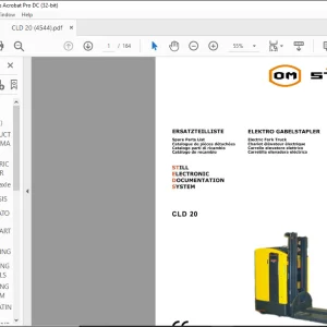 STILL CLD 20 Spare Parts Catalogue Manual - PDF DOWNLOAD
