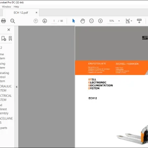STILL ECH 12 Spare Parts Catalogue Manual  -  PDF DOWNLOAD
