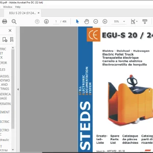 STILL EGU S 20 24 ELECTRIC PALLET TRUCK Spare Parts Catalogue Manual - PDF DOWNLOAD