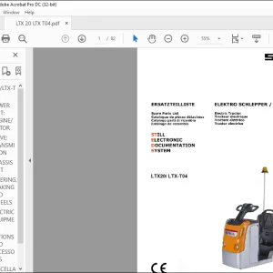 STILL L TX20 LTX-T04 Spare Parts Catalogue Manual - PDF DOWNLOAD
