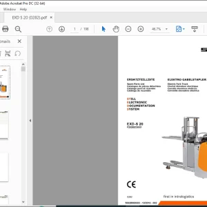 Still EXD-S 20 Spare Parts List Manual - PDF DOWNLOAD