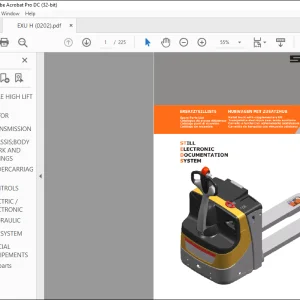 Still EXU H Spare Parts List Manual - PDF DOWNLOAD