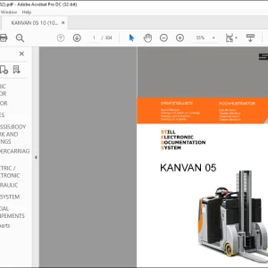 Still Electric Tractor KANVAN 05 Spare Parts List Manual  - PDF DOWNLOAD