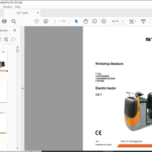 Still Electric tractor CX-T Workshop Manual - PDF DOWNLOAD