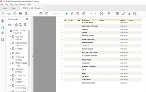 Still FM-SE 14 16 20 Spare Parts List Manual  - PDF DOWNLOAD