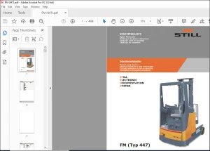 Still FM (Typ 447) Spare Parts List Manual 8054740 - PDF DOWNLOAD