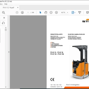 Still FV-X 12 - FV-X 16  FV-X 12i - FV-X 16i Spare Parts List Manual - PDF DOWNLOAD