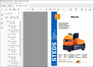 Still R06-06 Electric Tractor Spare Parts List Manual - PDF DOWNLOAD