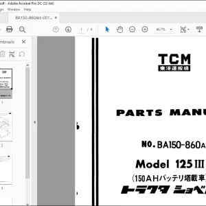 TCM 125III Parts Manual - PDF DOWNLOAD