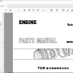 TCM 6RB1T Isuzu Engine Parts Manual 6RB1TA - PDF DOWNLOAD