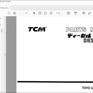 TCM Caterpillar 3412DITTA Diesel Engine Parts Manual PE-3412DITTAA - PDF DOWNLOAD