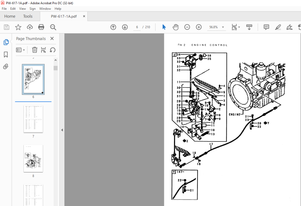 TCM E820 Wheel Loader Parts Manual PW-617-1A - PDF DOWNLOAD ...