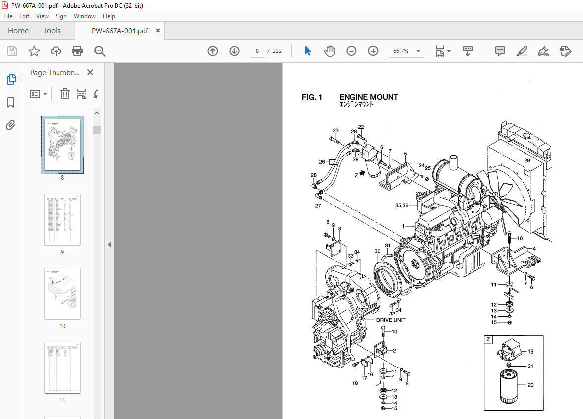 TCM L32-2 Wheel Loader Parts Catalogue Manual PW-667A - PDF DOWNLOAD ...