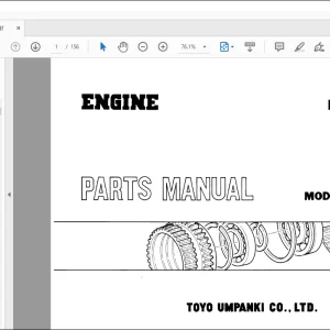 TCM PD604 PE604 PE6T04 Nissan Diesel Parts Manual PD6B - PDF DOWNLOAD