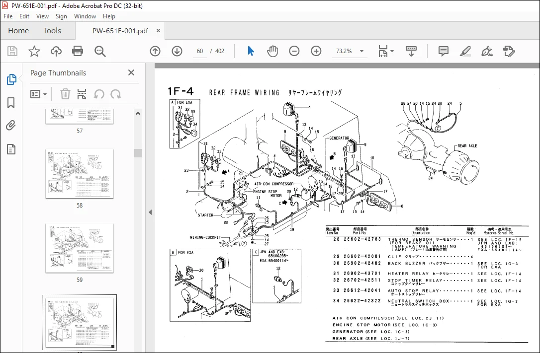 TCM Wheel Loader 850-2 Parts Manual Pw-651-E - PDF DOWNLOAD - Image 3