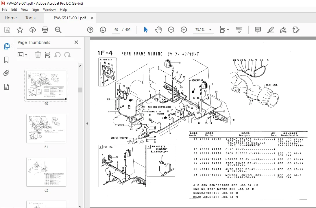 TCM Wheel Loader 850-2 Parts Manual Pw-651-E - PDF DOWNLOAD - Image 4