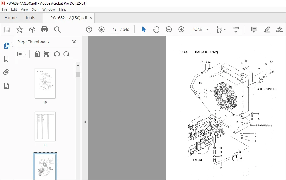TCM Wheel Loader L 50 Parts Manual PW-682-1A - PDF DOWNLOAD - Image 3