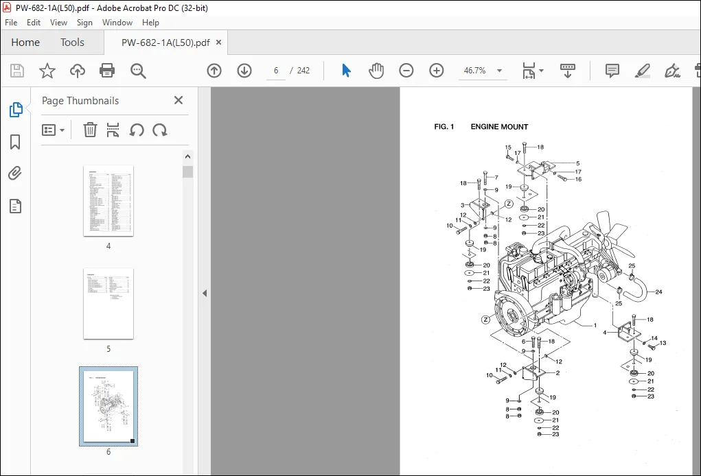 TCM Wheel Loader L 50 Parts Manual PW-682-1A - PDF DOWNLOAD - Image 4