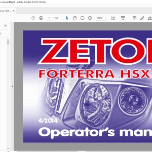 Zetor Forterra HSX 100 110 120 130 140 Operators manual - PDF DOWNLOAD