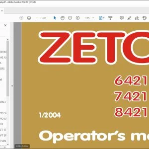 Zetor Tractor Proxima 6421 6441 7421 7441 8421 8441 Operator's Manual - PDF DOWNLOAD