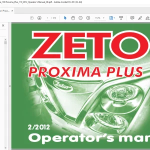 Zetor Tractor Proxima Plus 90 Proxima Plus 100 Proxima Plus 110 Operator's Manual - PDF DOWNLOAD