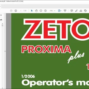 Zetor Tractor Proxima plus 8541 9541 10541 Operator's Manual - PDF DOWNLOAD